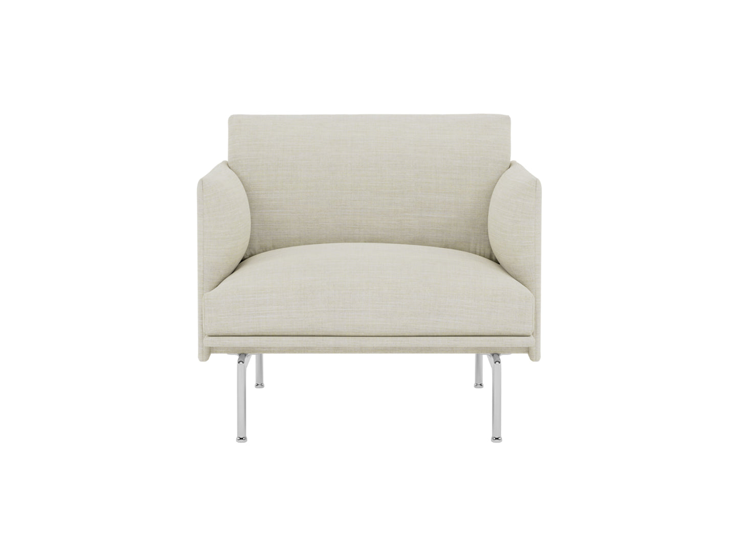 Outline Studio Chair by Muuto - Aluminium Base / Remix 223