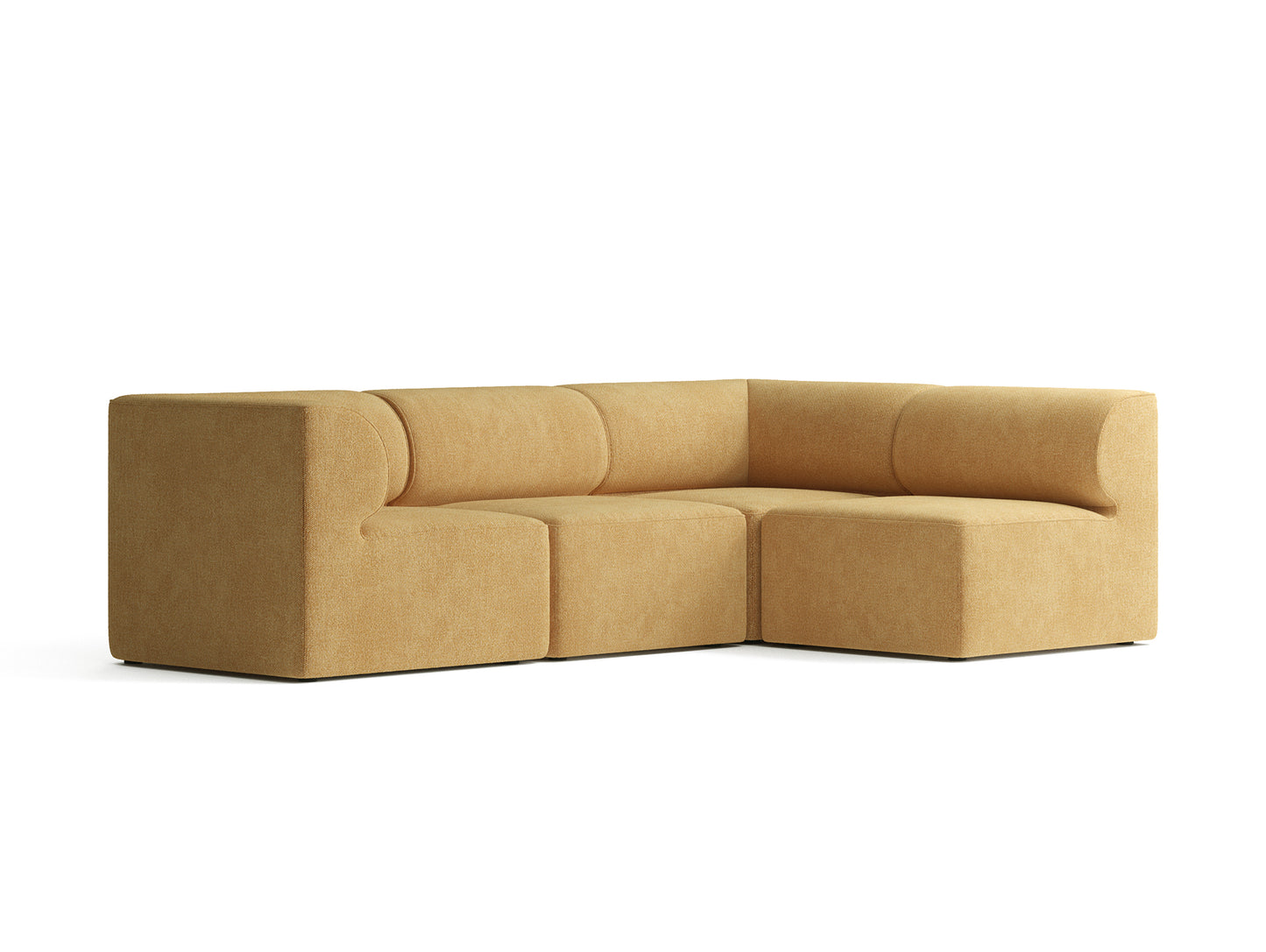 Eave 4-Seater Corner Modular Sofa 86 - Right Section / Moss 022