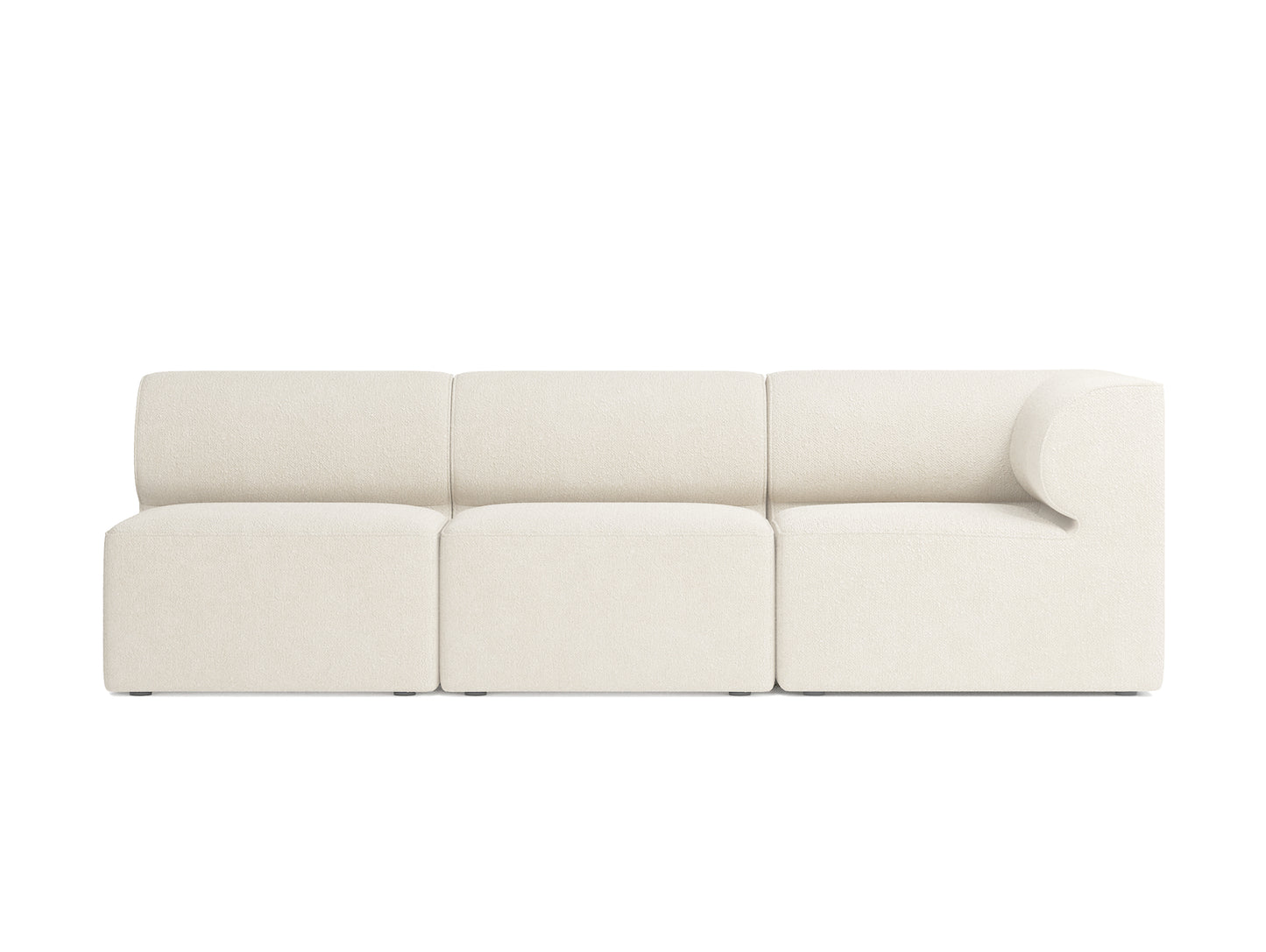 Eave 3-Seater Right Corner Modular Sofa 86 by Menu - UK Boucle 24 