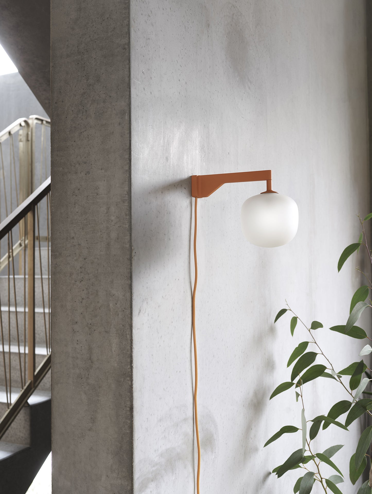 Orange Wall Lamp by Muuto
