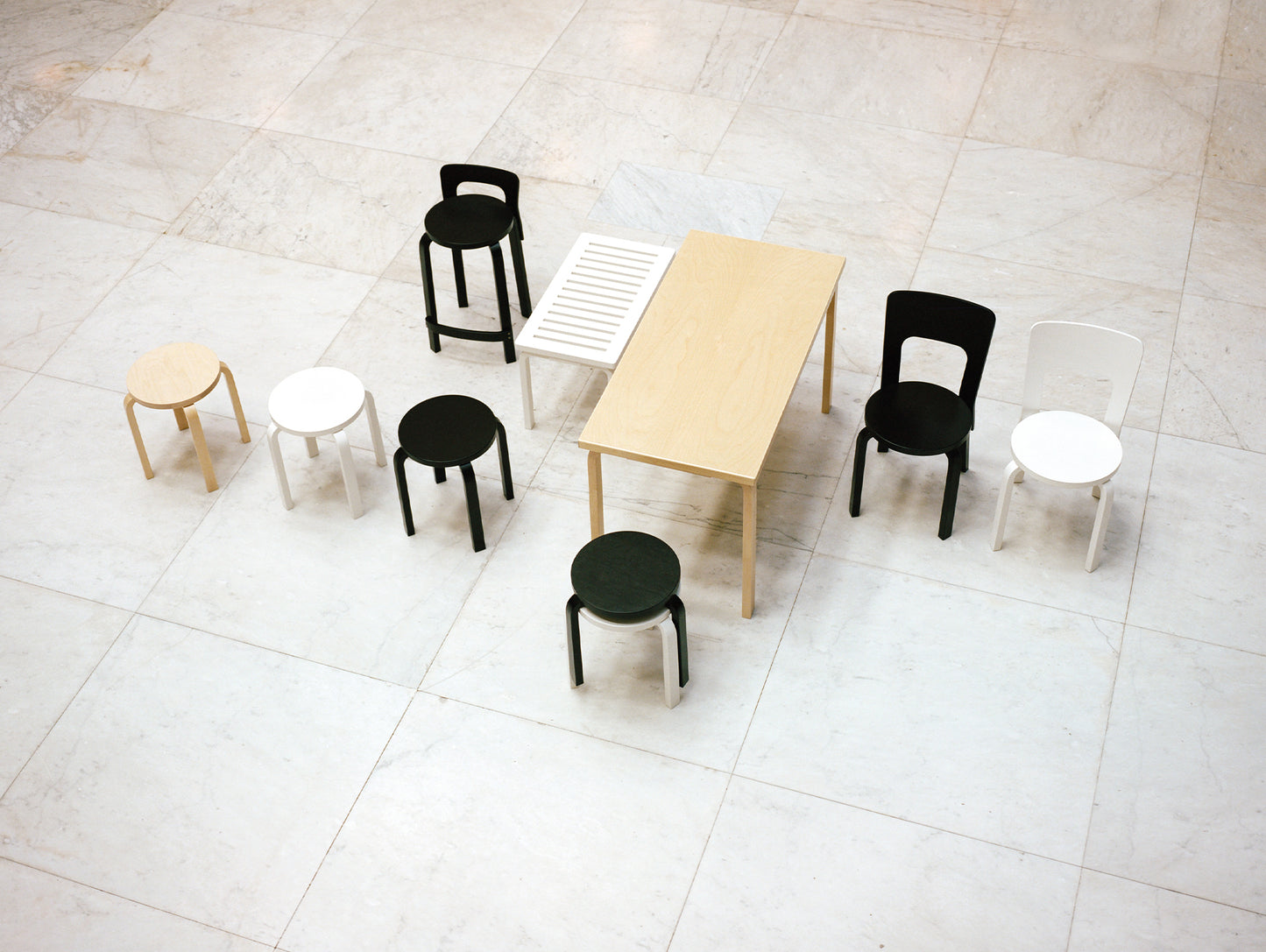 Alvar Aalto Stool 60 by Artek
