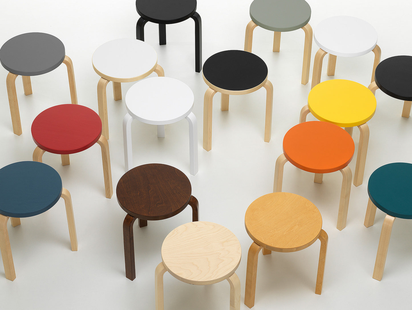 Alvar Aalto Stool 60 by Artek