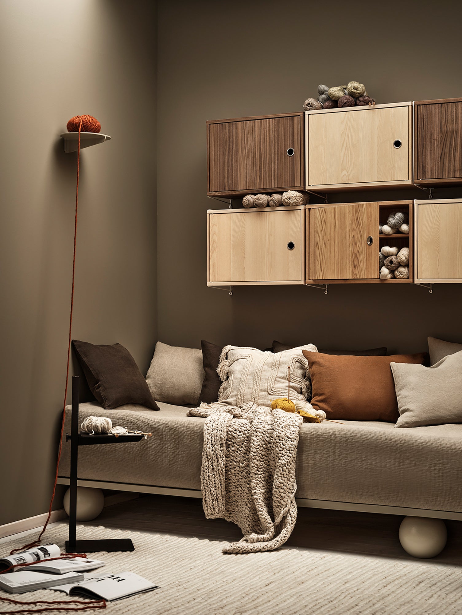 String System Cabinet with Swing Doors