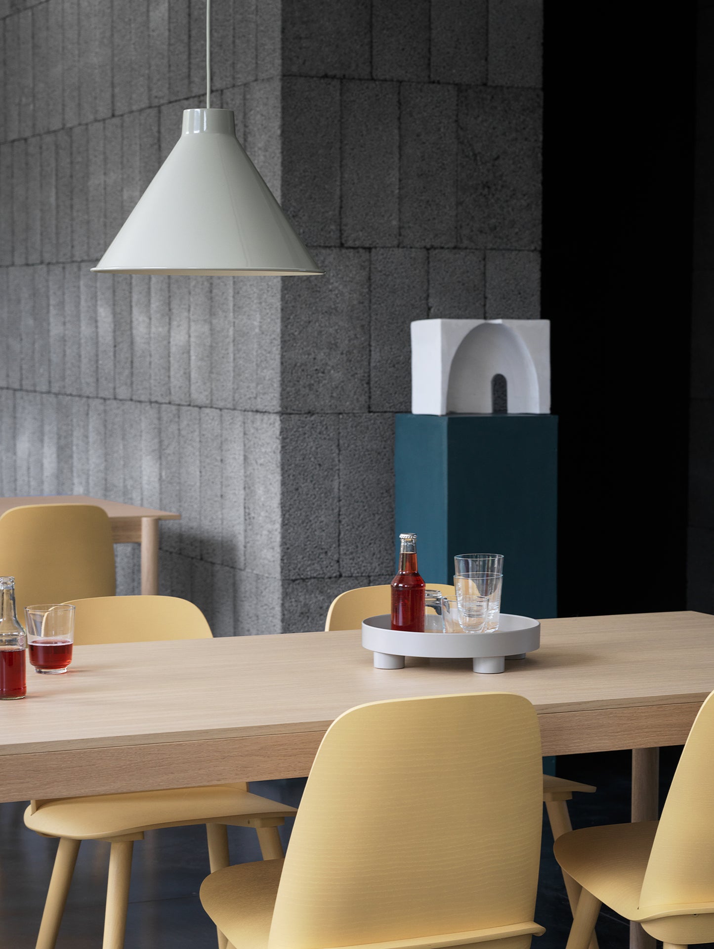 Top Pendant Lamp by Muuto - Diameter 38 cm / Grey Colour
