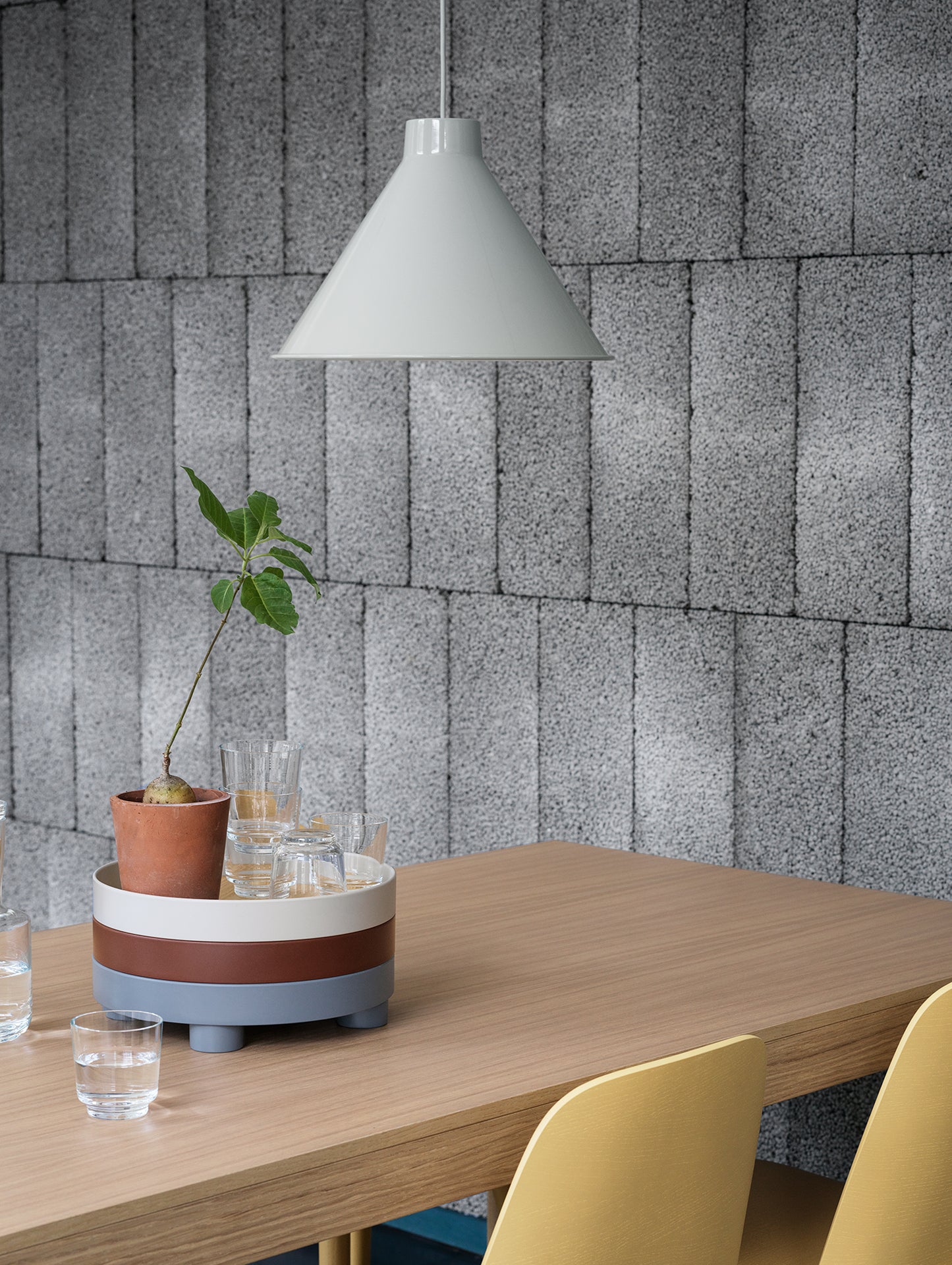 Top Pendant Lamp by Muuto - Diameter 38 cm / Grey Colour
