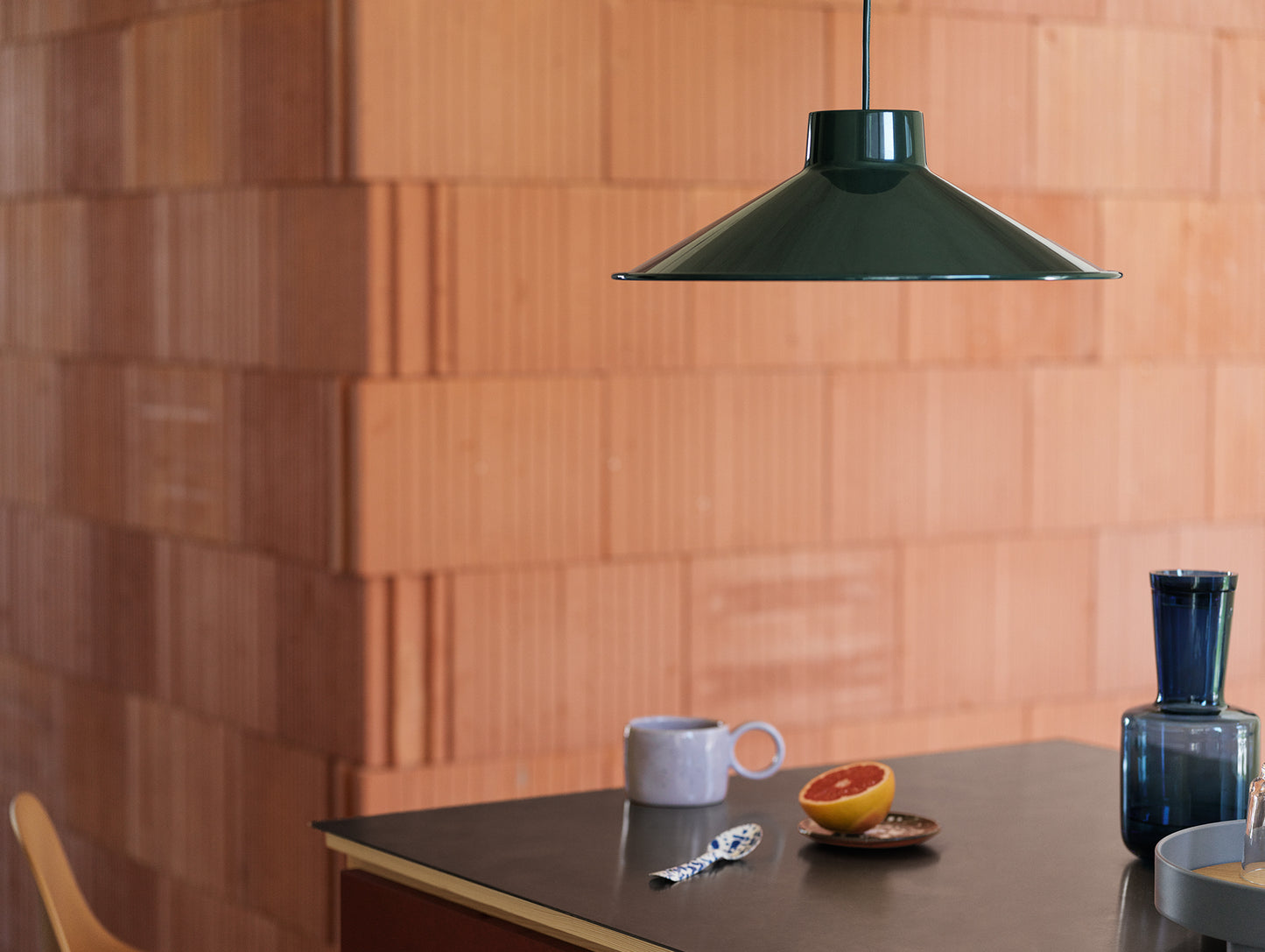 Top Pendant Lamp by Muuto - Diameter 36 cm / Dark Green Colour