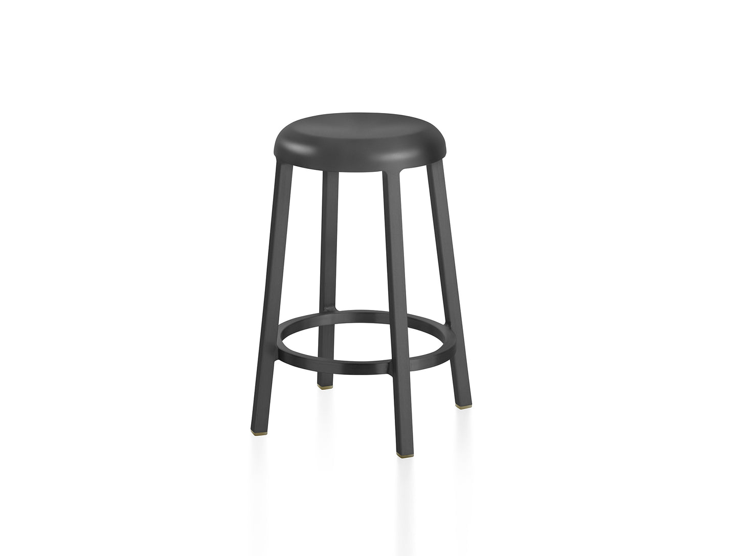 Za Counter Stool by Emeco - Dark Grey