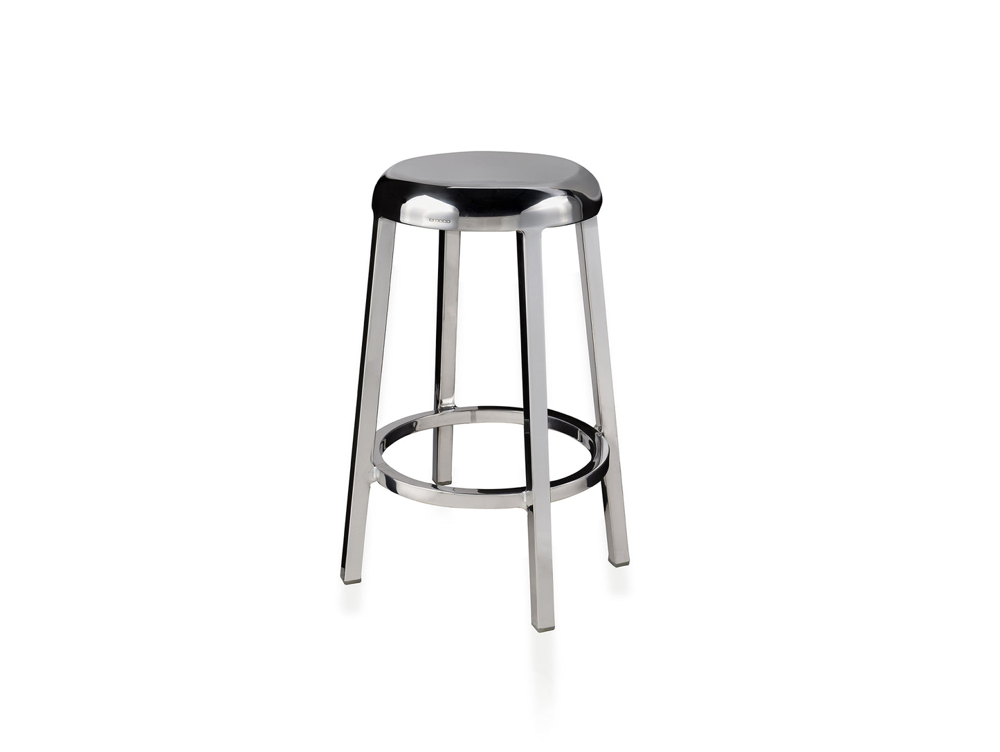 Za Counter Stool by Emeco - Polished Aluminium