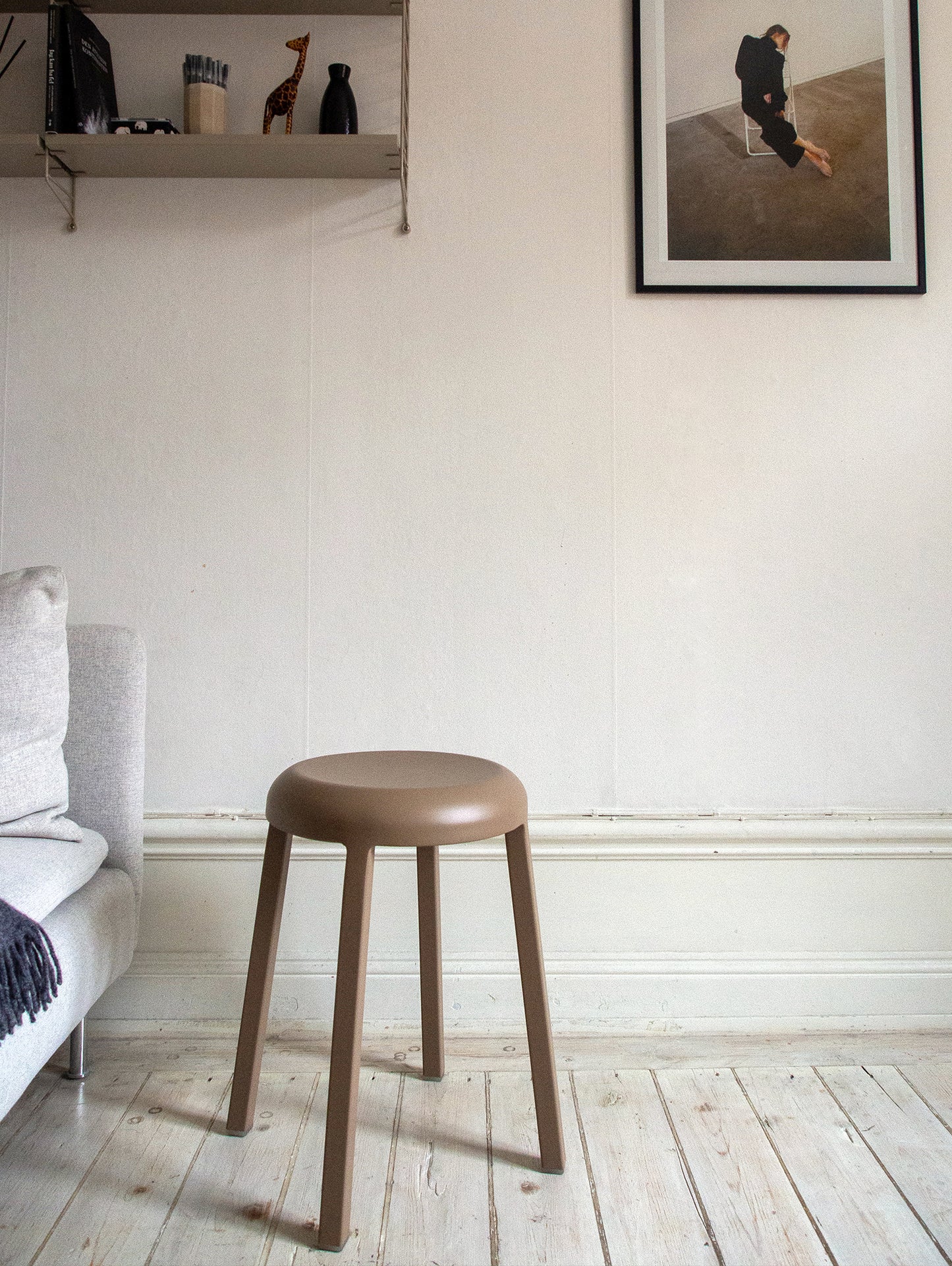 Za Small Stool by Emeco - Sweater Brown