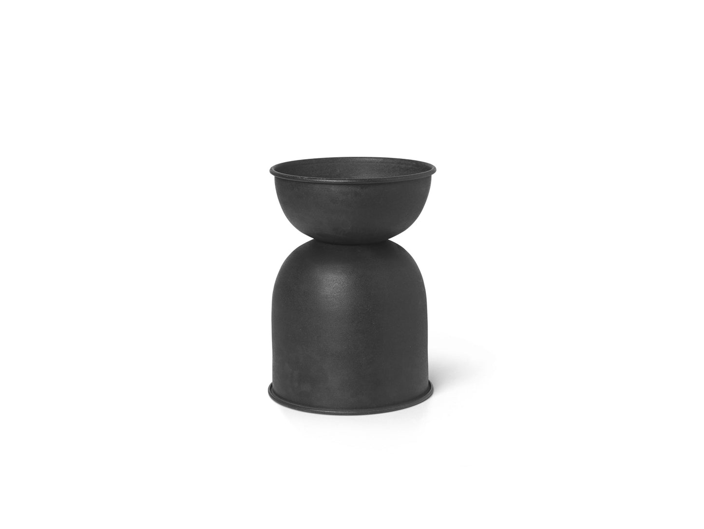 Hourglass Pots by Ferm Living - Extra Small / Black