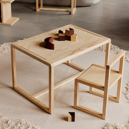 Little Architect Table by Ferm Living - Lacquered Ash