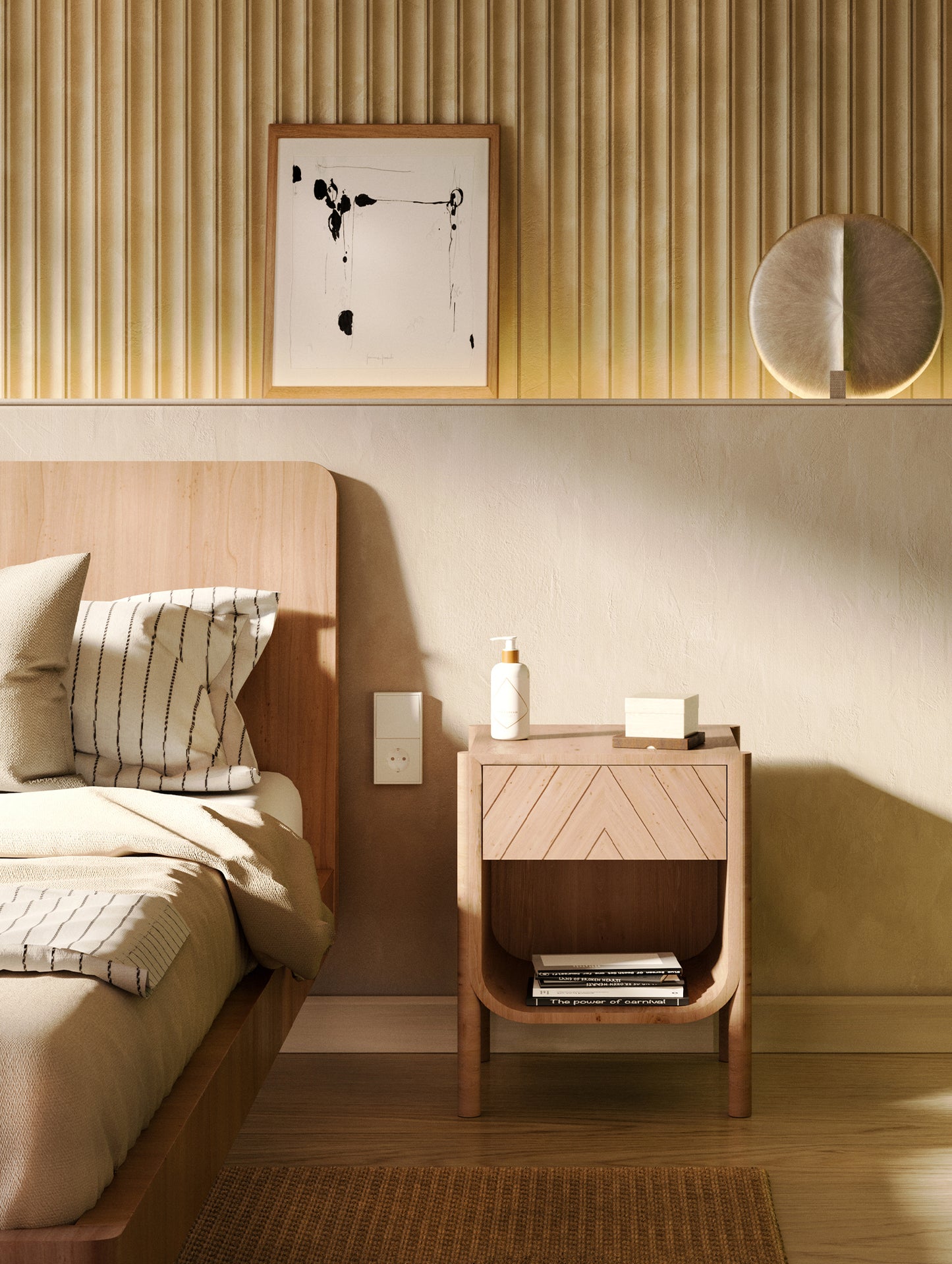 Marius Bedside Table by Hartô