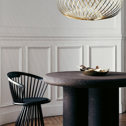 Fan Dining Chair by Tom Dixon - Black Stained Ash
