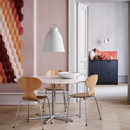 Caravaggio Pendant Light by Fritz Hansen - P3 / Matt Warm Silk Aluminium
