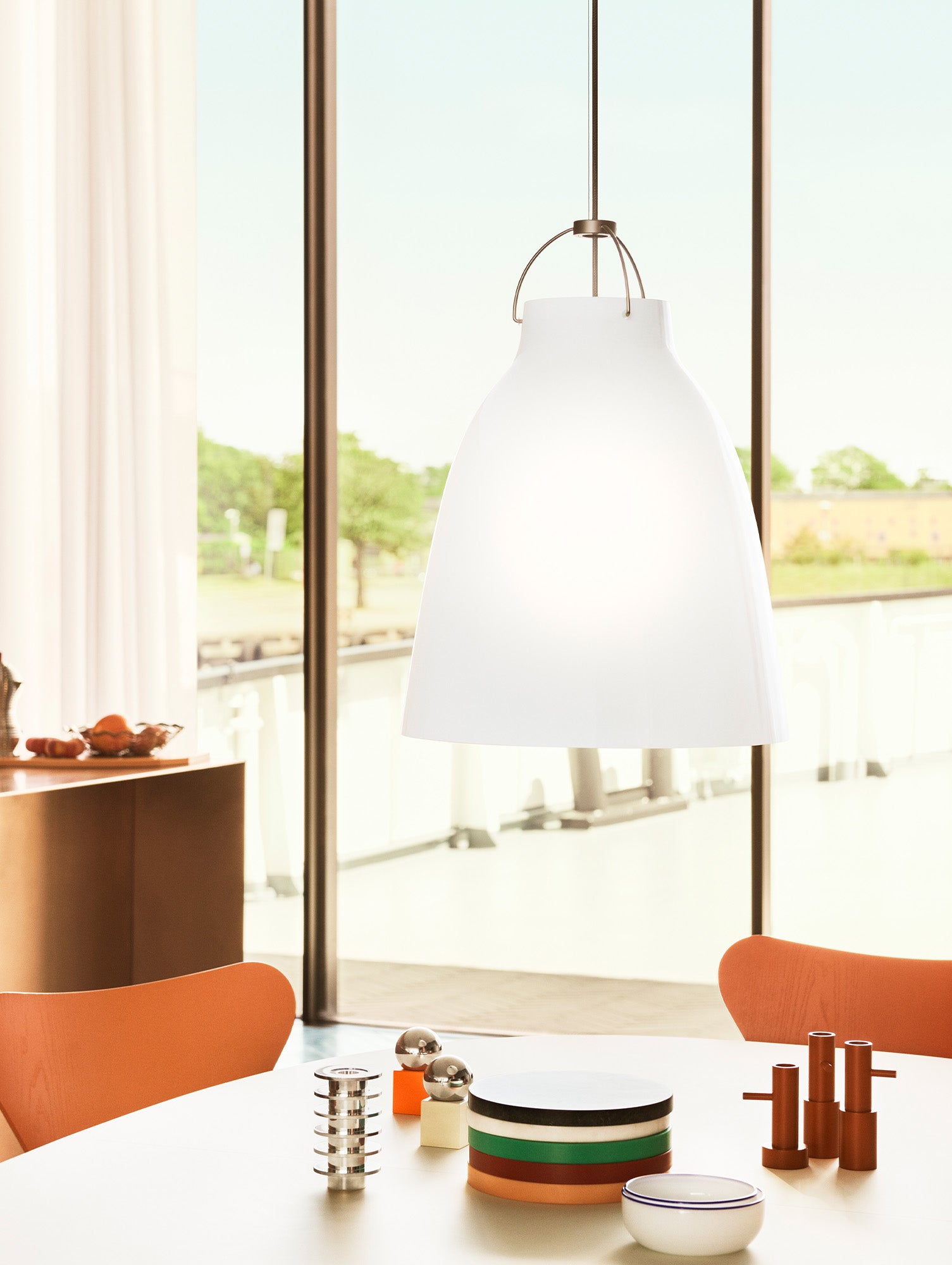 Caravaggio Pendant Light by Fritz Hansen - P3  / Opal Glass