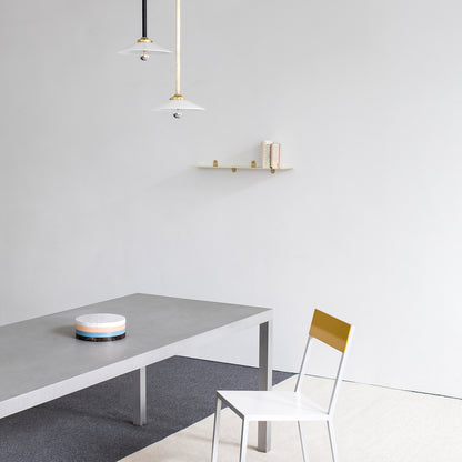 Alu Chair by Valerie Objects - White Seat / Yellow Back