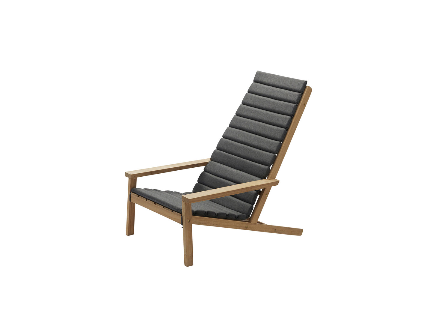 Between Lines Deck Chair Cushion by Fritz Hansen - Charcoal