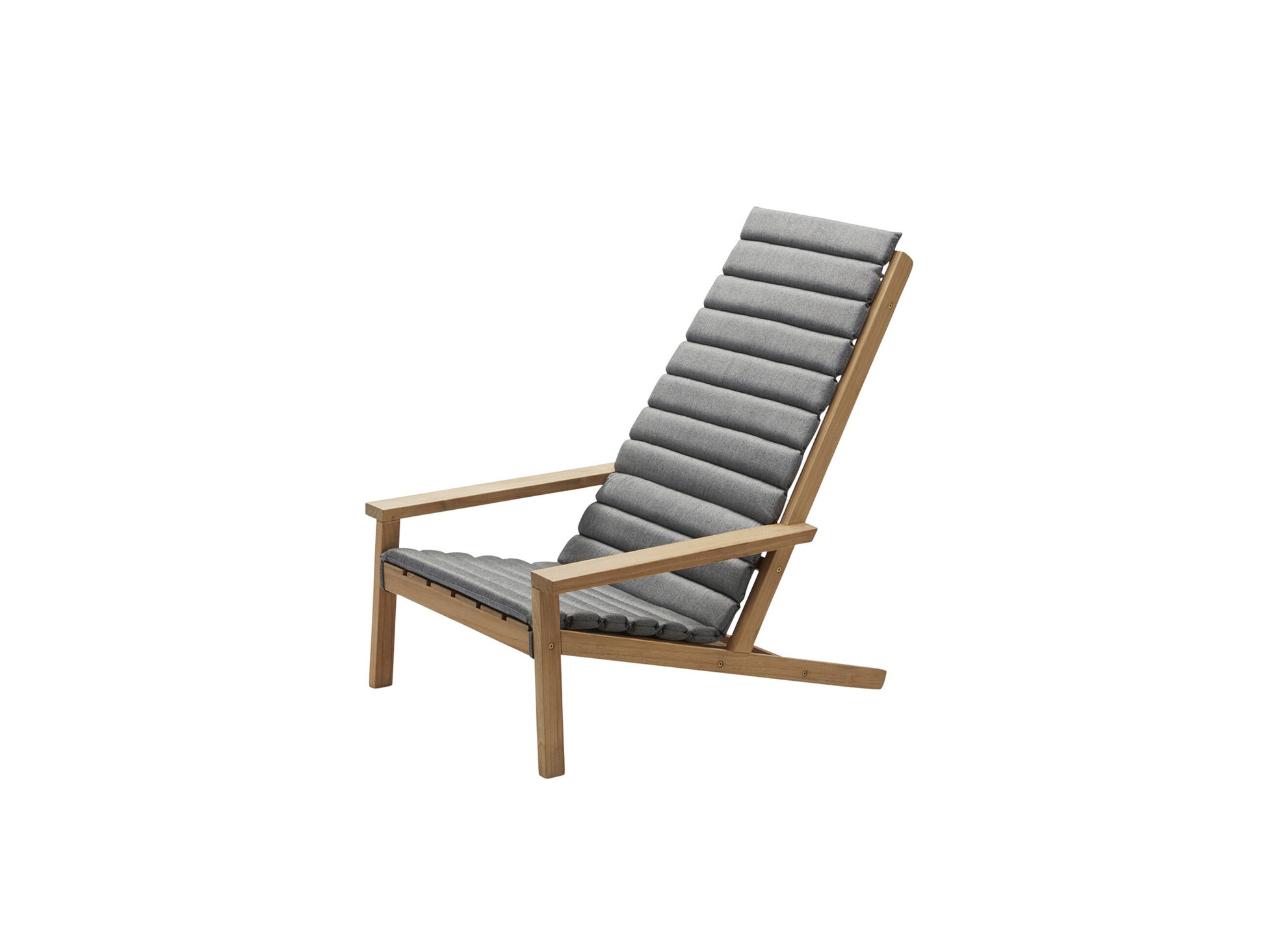 Between Lines Deck Chair Cushion by Fritz Hansen - Ash