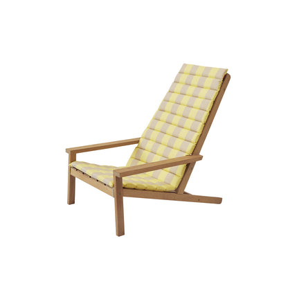 Between Lines Deck Chair Cushion by Fritz Hansen - Lemon / Sand Stripe