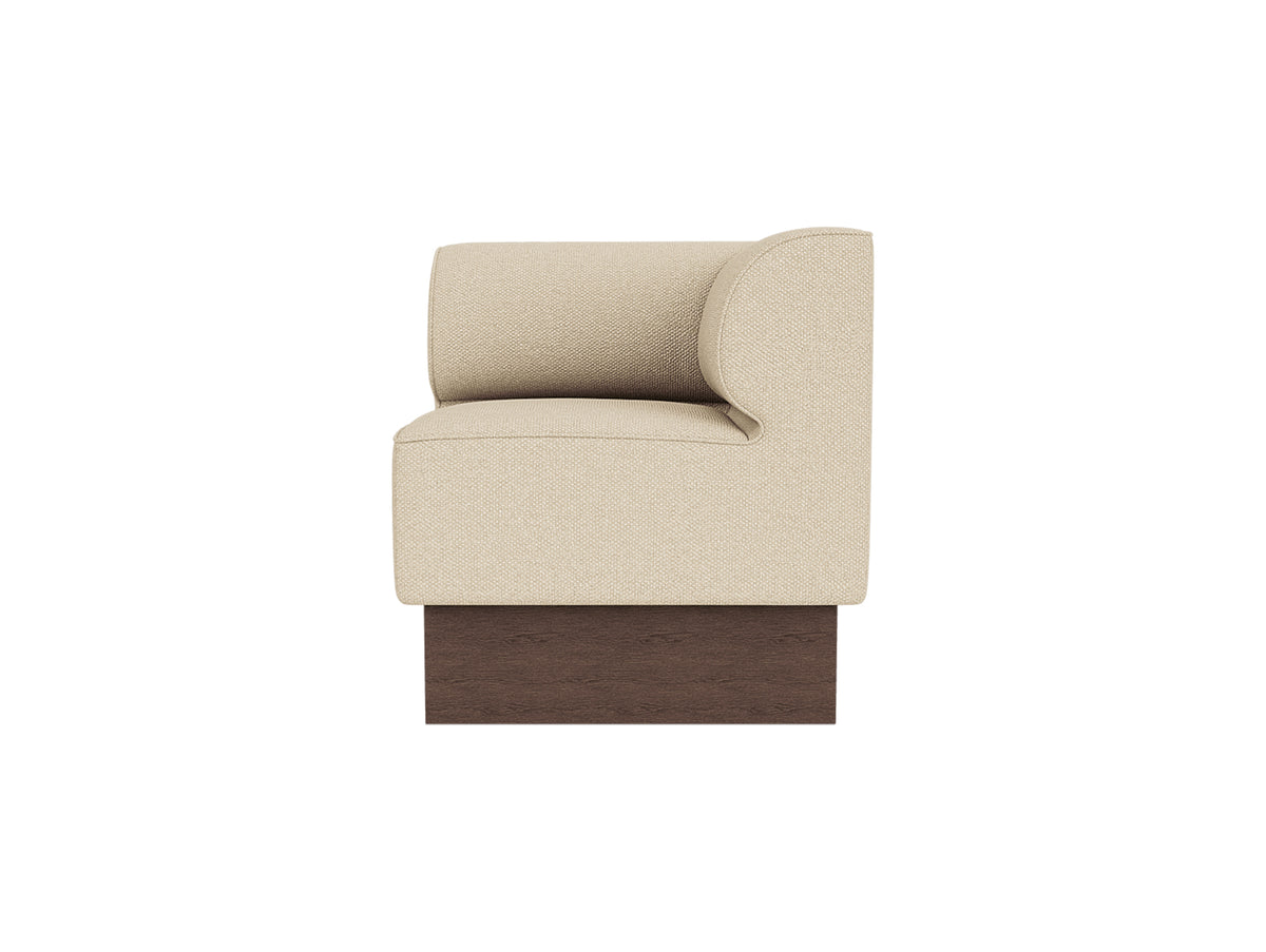 Eave Dining Sofa by Audo Copenhagen - Plateau Base / Logan Sand