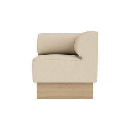 Eave Dining Sofa by Audo Copenhagen - Plateau Base / Logan Sand