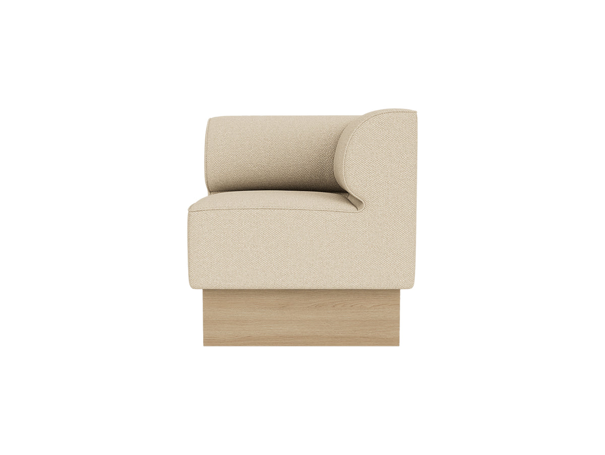 Eave Dining Sofa by Audo Copenhagen - Plateau Base / Logan Sand
