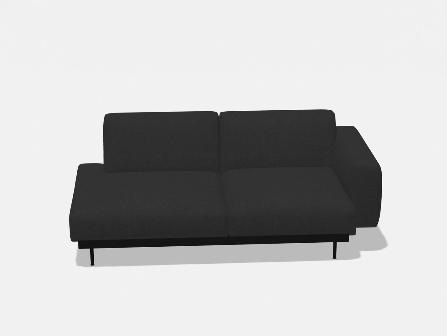 In Situ 2-Seater Modular Sofa by Muuto - Configuration 2 / Fiord 2 0191