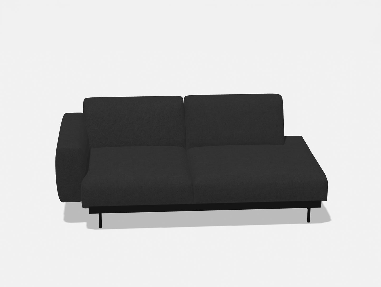 In Situ 2-Seater Modular Sofa by Muuto - Configuration 3 / Fiord 2 0191