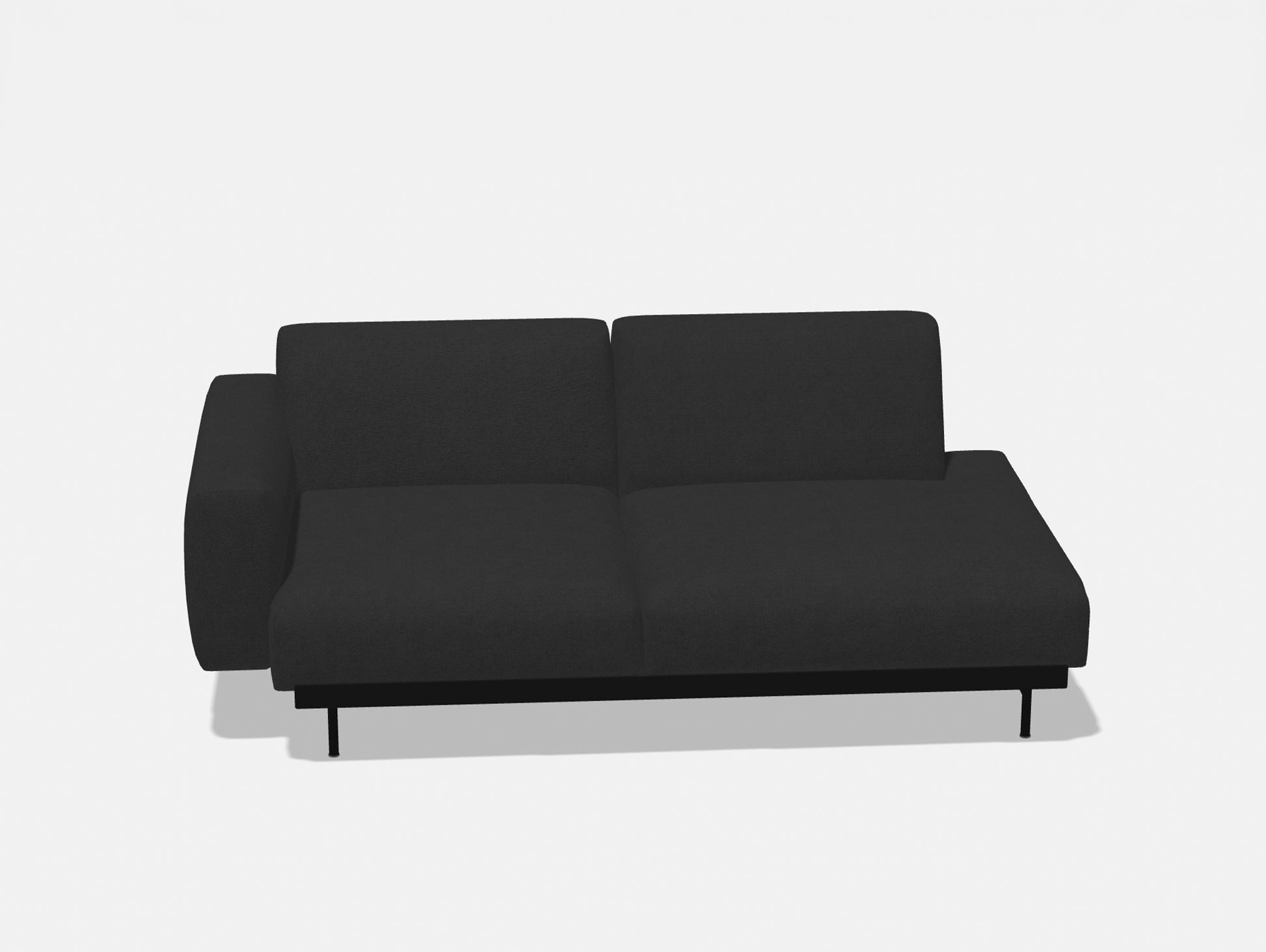 In Situ 2-Seater Modular Sofa by Muuto - Configuration 3 / Fiord 2 0191