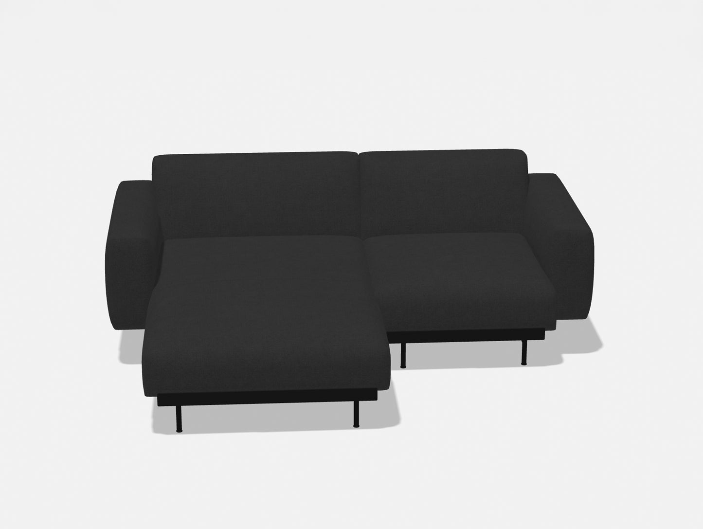 In Situ 2-Seater Modular Sofa by Muuto - Configuration 5 / Fiord 2 0191