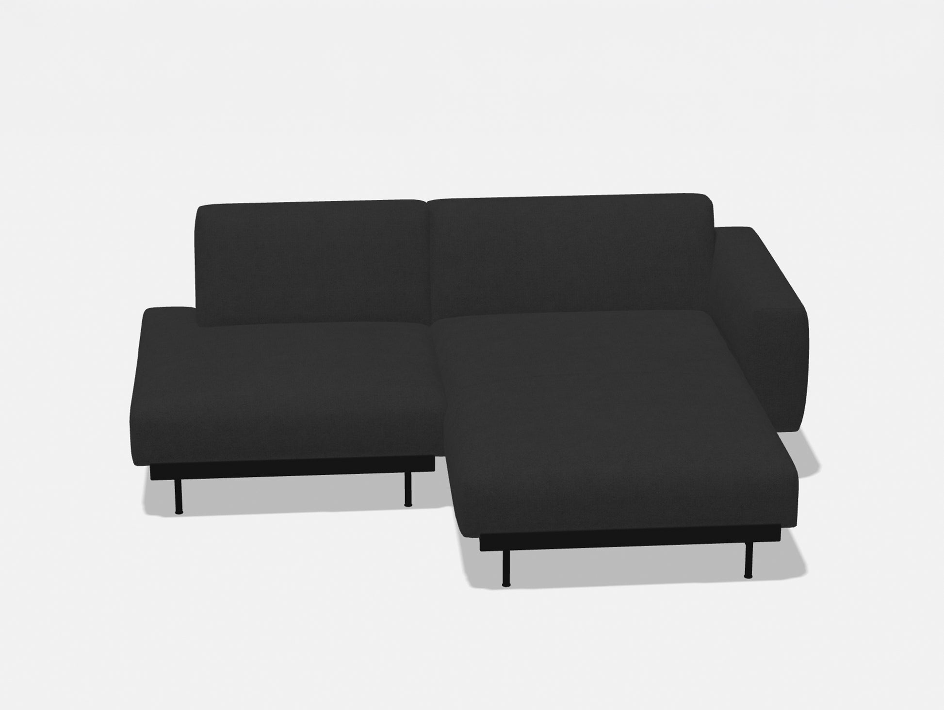 In Situ 2-Seater Modular Sofa by Muuto - Configuration 7 / Fiord 2 0191