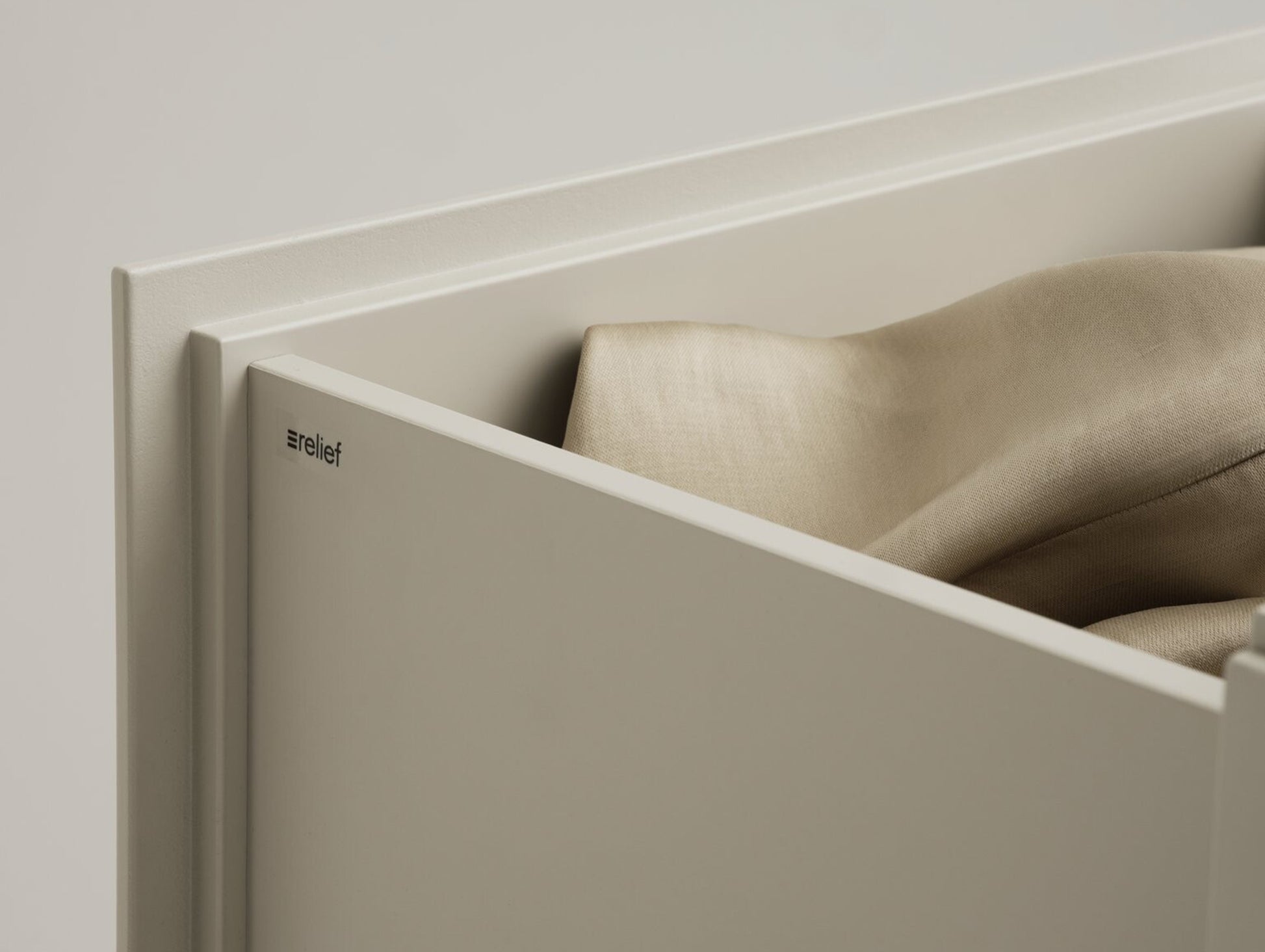 Relief Drawers - Tall by String - Beige