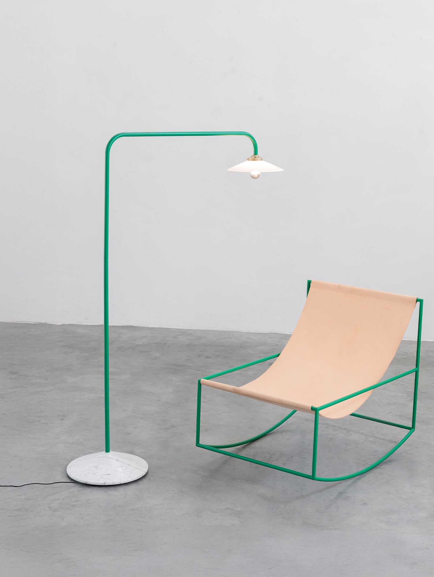 Standing Lamp Marble No.1 by Valerie Objects - Green