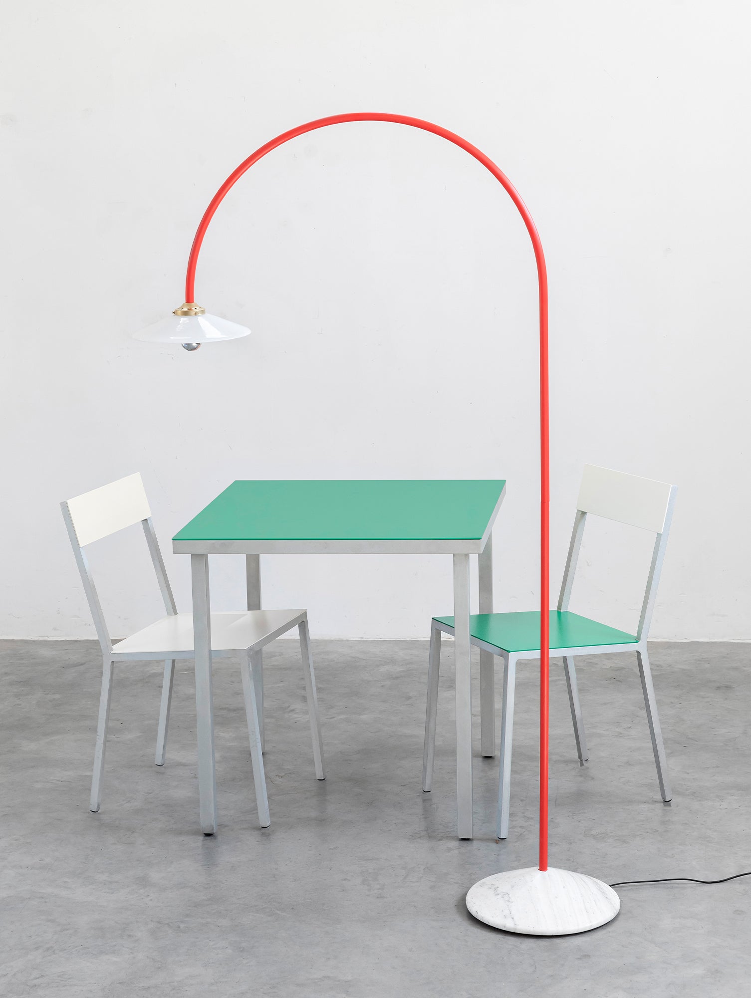 Standing Lamp Marble No.2 by Valerie Objects - Red
