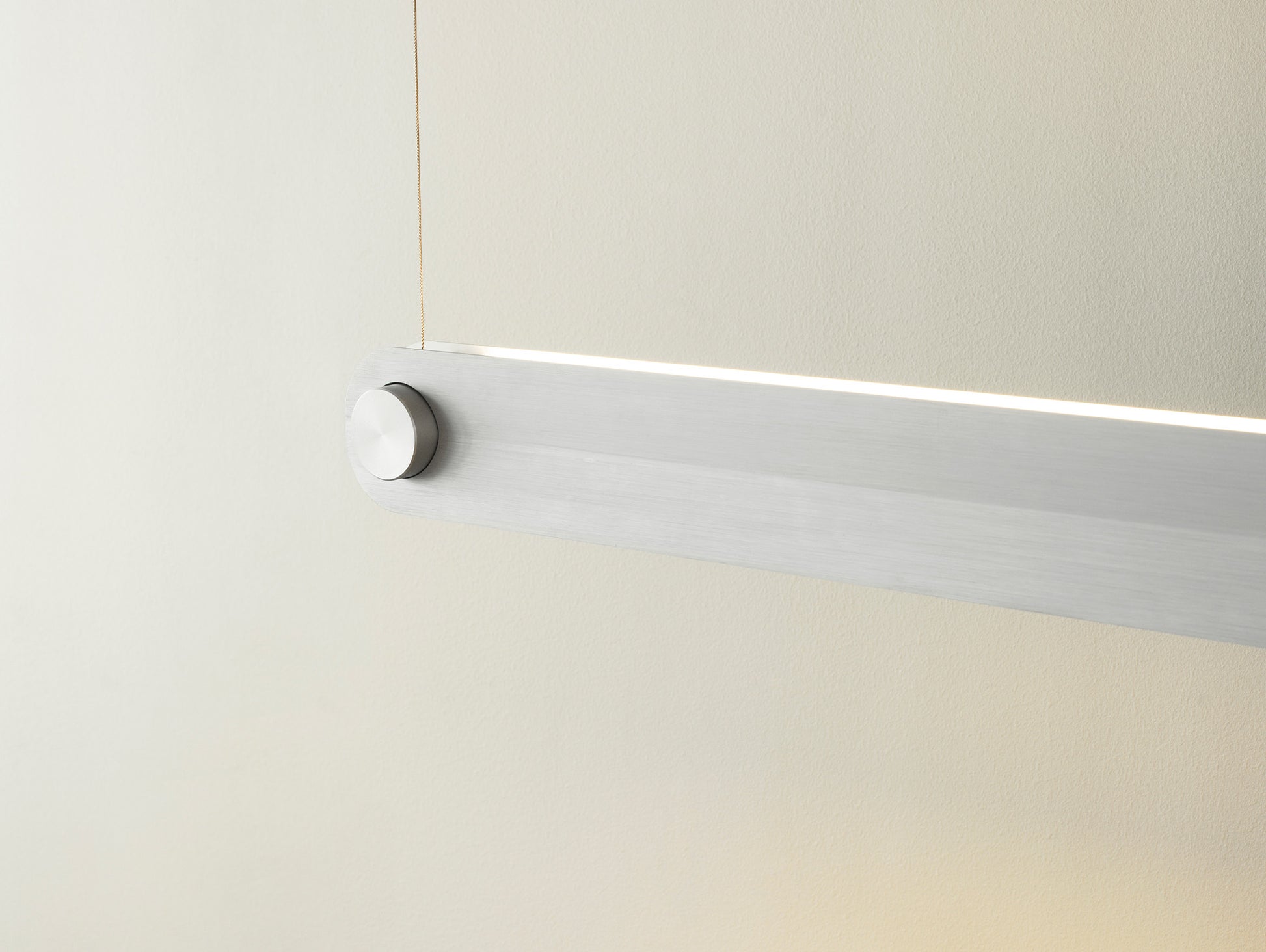 Dim Linear Lamp by Normann Copenhagen - Brushed Aluminium