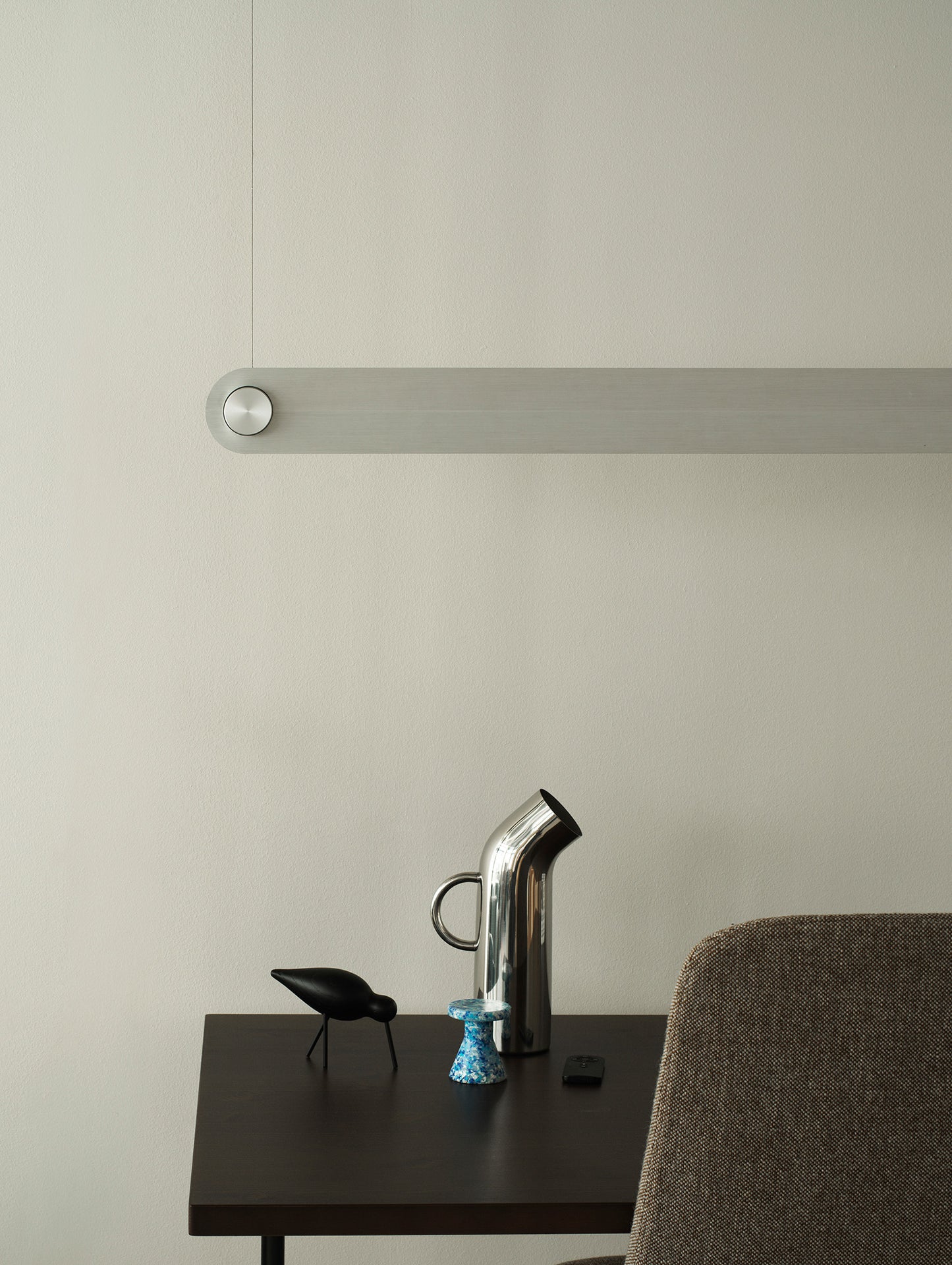 Dim Linear Lamp by Normann Copenhagen - Brushed Aluminium