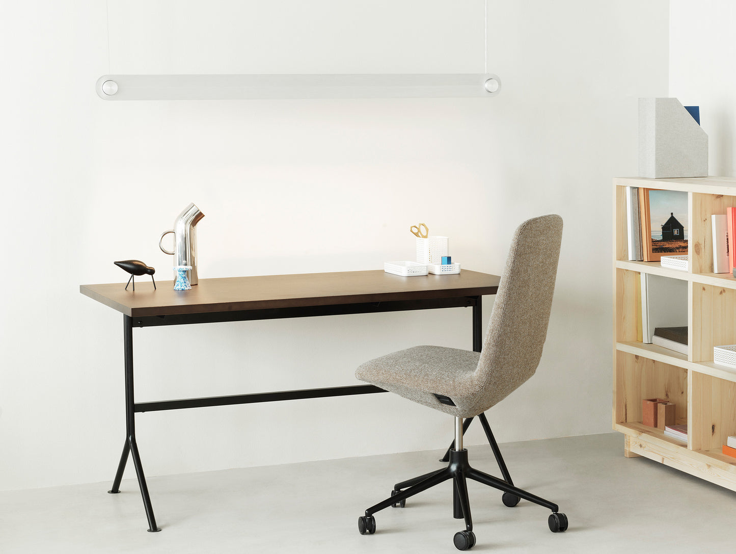 Dim Linear Lamp by Normann Copenhagen - Brushed Aluminium