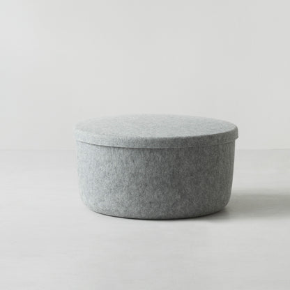 Hide Storage Pouf by Normann Copenhagen - Large / Grey