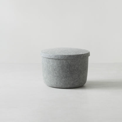 Hide Storage Pouf by Normann Copenhagen - Small / Grey