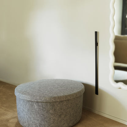 Hide Storage Pouf by Normann Copenhagen - Large / Grey