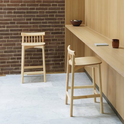 Pind Bar Stool by Normann Copenhagen - SH 65 cm / Lacquered Ash