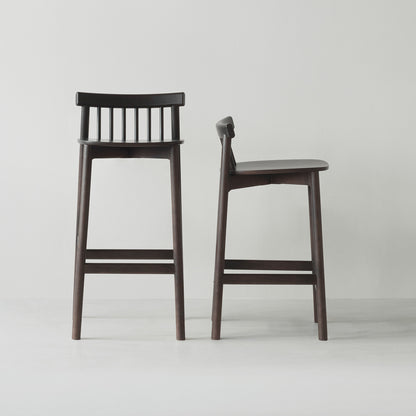 Pind Bar Stool by Normann Copenhagen - Brown Stained Ash