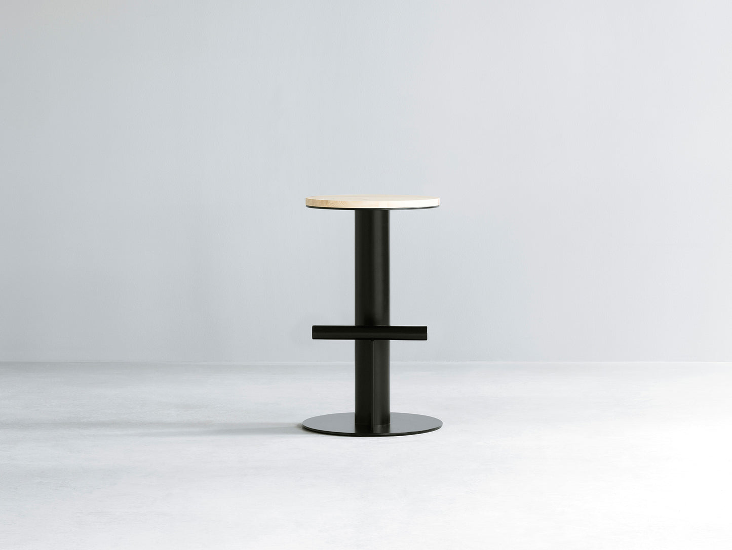 Pole Bar Stool by Normann Copenhagen - H65 / Black