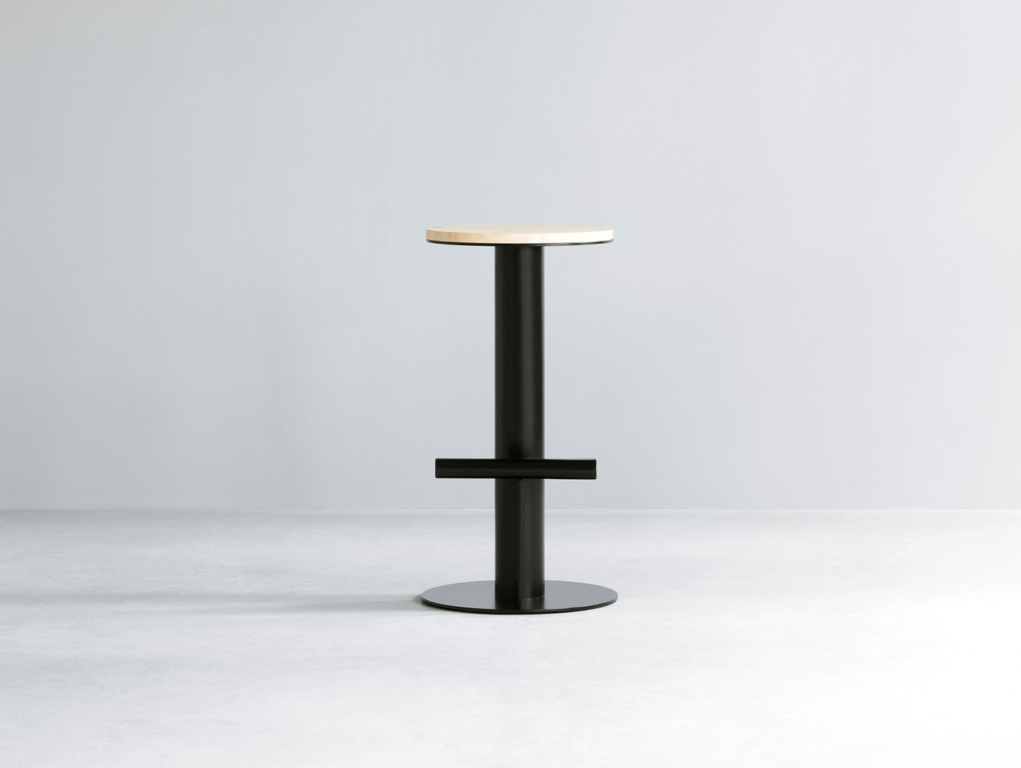 Pole Bar Stool by Normann Copenhagen - H75 / Black