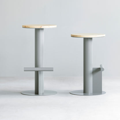 Pole Bar Stool by Normann Copenhagen - Grey