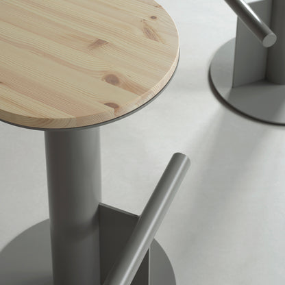 Pole Bar Stool by Normann Copenhagen - Grey