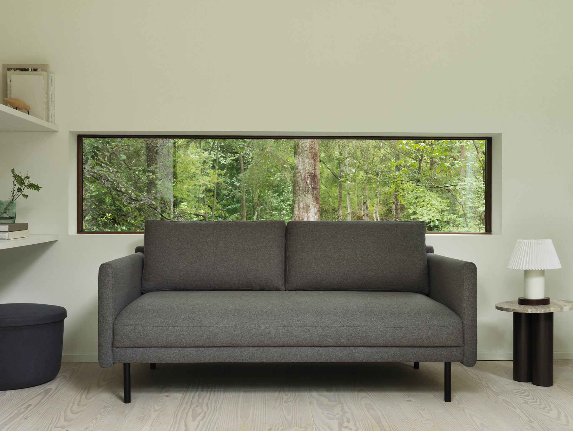 Rar 2-Seater Sofa by Normann Copenhagen - Re-Born Dark Grey