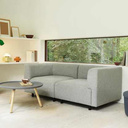 Hide Storage Pouf by Normann Copenhagen - Steel blue