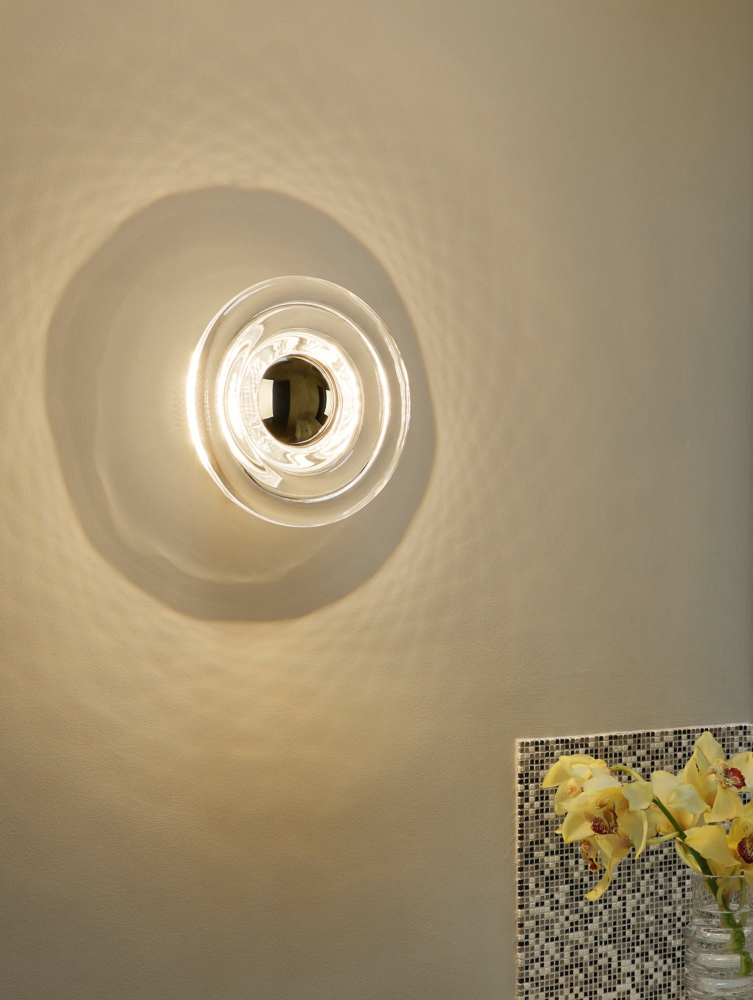 Press Mini Surface LED Wall Lamp by Tom Dixon