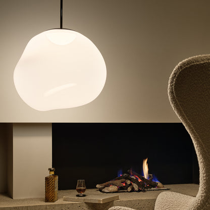 Melt LED Pendant by Tom Dixon  - Opal / Silver